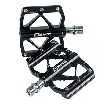 Педали велосипедные 4BIKE M531, материал литой алюминий, размер платформы 118х80х20 мм, черный, ARV-M531BLK