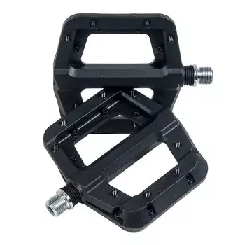 Педали велосипедные 4BIKE M991, материал полипропилен, размер платформы 112х98х20 мм, черный, ARV-M991BLK