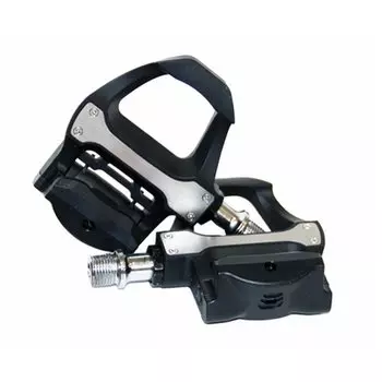 Педали велосипедные 4BIKE P601, контактные, SPD-SL совместимые, 95х94х30 мм, вес 305 гр., черный, ARV-P601BLK