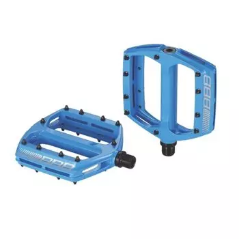 Педали велосипедные BBB CoolRide, МТБ, ось Cr-Mo, алюминий, синие, 495г, BPD-36