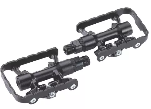 Педали велосипедные BBB DualChoice, черные, алюминий, BPD-23