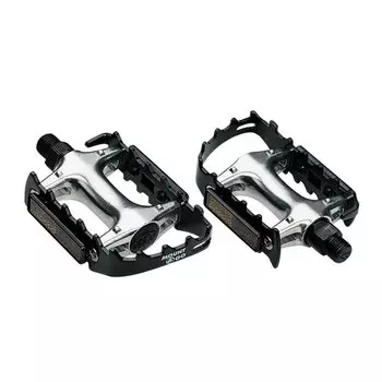 Педали велосипедные BBB Mount&Go, МТБ, ось Cr-Mo, алюминий, черные, BPD-15