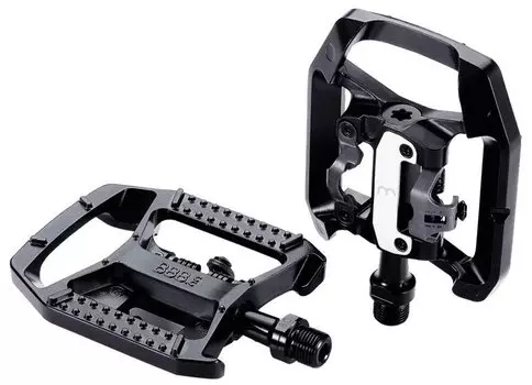 Педали велосипедные BBB pedals DualChoice, алюминий, ось CrMo, Black, 2020, BPD-61