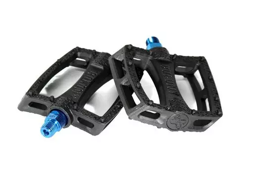 Педали велосипедные COLONY Fantastic Plastic Pedals 9/16" - Nylon/Fibre Mix, цвет черно-синий, 03-002189