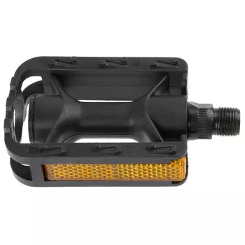 Педали велосипедные M-Wave детские, пластик, с отражателями, 1/2", 56*83мм, черные, 5-311030