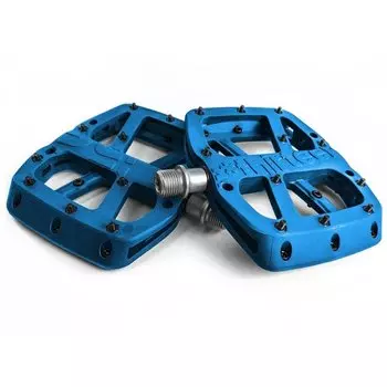 Педали велосипедные E Thirteen Base Flat Pedal, Composite, Blue, PD2USA-102