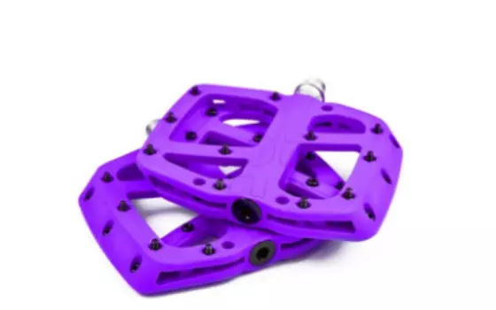 Педали велосипедные E Thirteen Base Flat Pedal Composite Eggplant, PD2USA-103