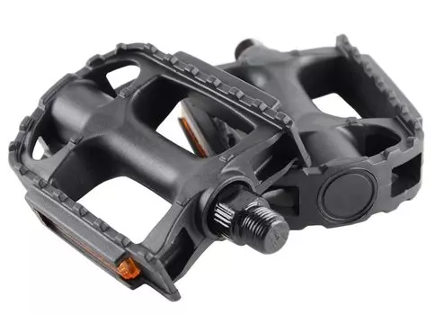 Педали велосипедные FEIMIN FP-806B, 9/16", 106х81 мм, пластик, черный, 1PE120000005