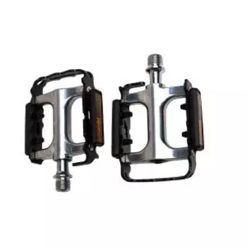 Педали велосипедные FEIMIN 106*68мм, база алюминий, Cr-Mo ось, рамка сталь, промподшипники, FP-975
