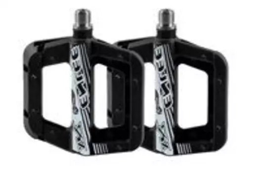 Педали велосипедные Forward, платформенные, комплект, 9/16", 124x109х15мм, ось CR-MO, нейлон/алюминий, УТ00019405