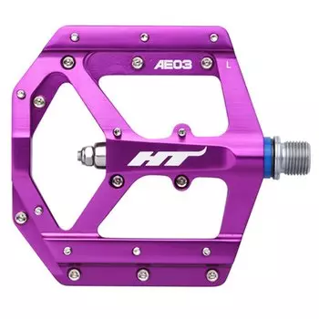 Педали велосипедные HT AE03, 102x96x11 мм, Purple, AE03XX2J03G1X1