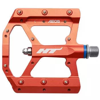 Педали велосипедные HT AE05, 102x96x17 мм, Orange, AE05XX1J05G1X1