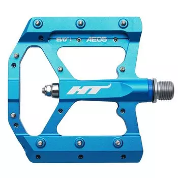 Педали велосипедные HT AE05, 102x96x17 мм, Royal Blue, AE05XX1J25G1X1