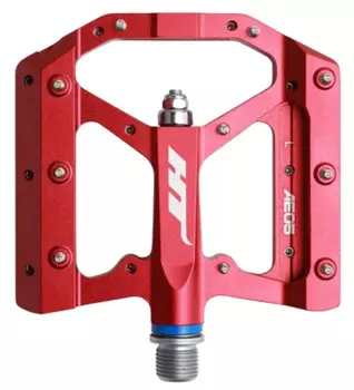 Педали велосипедные HT AE05, красный, AE05123101