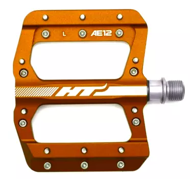 Педали велосипедные HT AE12, золотой, AE12104101