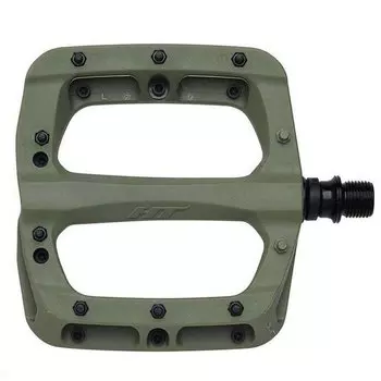 Педали велосипедные HT PA03A, 107х105х18 мм, Olive, PA03AX0994E1X0