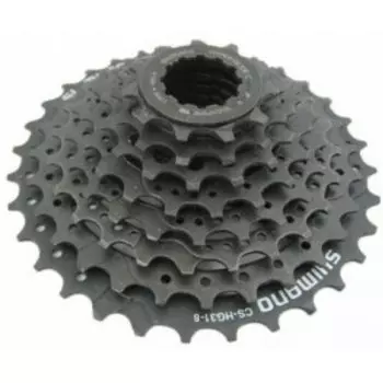 Кассета SHIMANO ALTUS, 8 скоростей, 11-34T, IG/HG, черно-серая, ACSHG318134, 2-8023