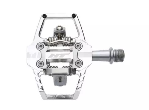 Педали велосипедные HT T1, серебристый, T1202101