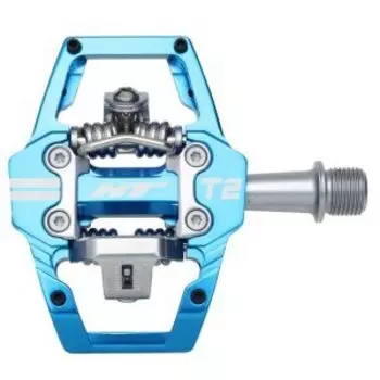 Педали велосипедные HT T2 Marine Blue, алюминий, T2XXXX2Y22G1X1
