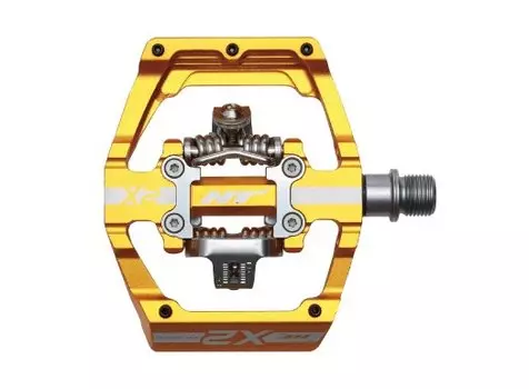 Педали велосипедные HT X2 Dh Race, золото, X2104101