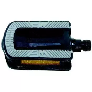 Педали велосипедные M-Wave, пластик, с антискользящими накладками, детские, черные, 5-311046