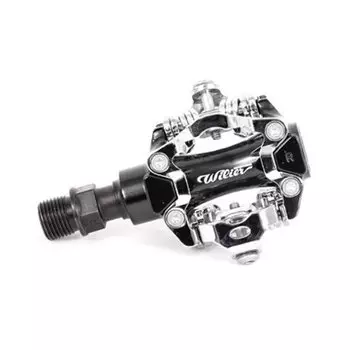 Педали велосипедные MTB Wilier SPD + шипы, 80*60 мм, серебристый, PD-SM01