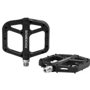 Педали велосипедные ROCKBROS, алюминиевые, черные, RB_2018-12ABK