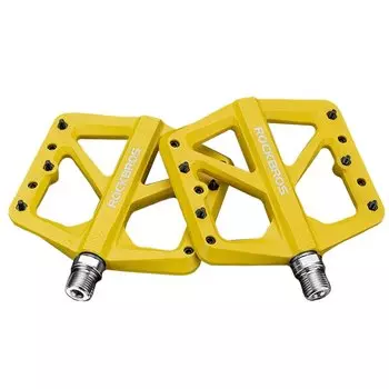 Педали велосипедные ROCKBROS, алюминиевые, желтые, RB_M906-Y