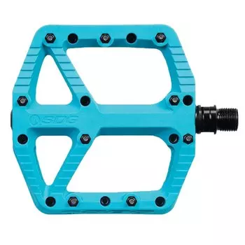 Педали велосипедные SDG Composite Turquoise, 110х105х17 мм, 9/16", 00033DS