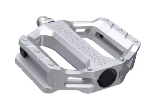 Педали велосипедные SHIMANO PD-EF202, топталки, алюминий, серебристый, EPDEF202S