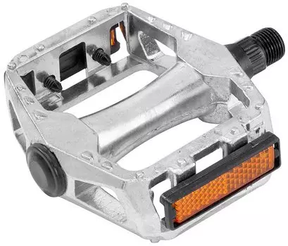 Педали велосипедные Stels, ось 9/16, серебряный, LU073622