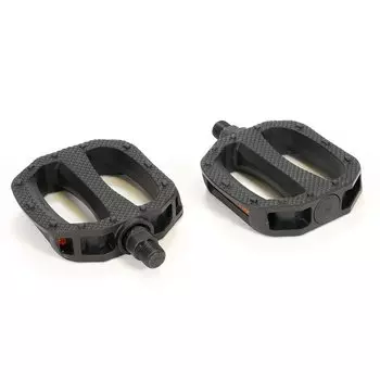 Педали велосипедные TRIX PLATFORM, пластиковые, 110x100мм, резьба 9/16", черные, PD-TX-898-9x16-BK