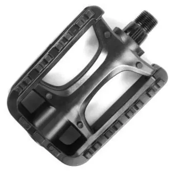 Педали велосипедные Vinca Sport, пластиковые,97х74 мм, 9/16", сталь, черный, VP 8 B2 black OEM