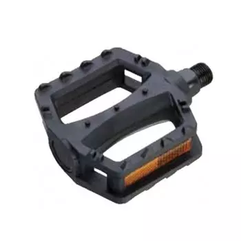 Педали велосипедные Vinca Sport, пластиковые, детские, 84x78мм, ось 9/16", черные, без упаковки, VP 620 9/16" black OEM