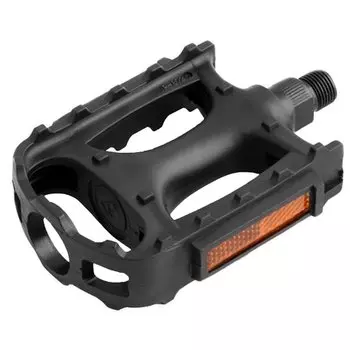 Педали велосипедные VP MTB, пластиковые, 108 x 86мм, резьба 9/16", черные, VP-872N