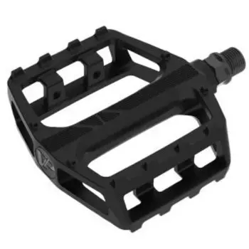 Педали велосипедные VP PLATFORM, алюминиевые, 113.5 x 110.5мм, резьба 9/16", полимерные подшипники, черные, VPE-506