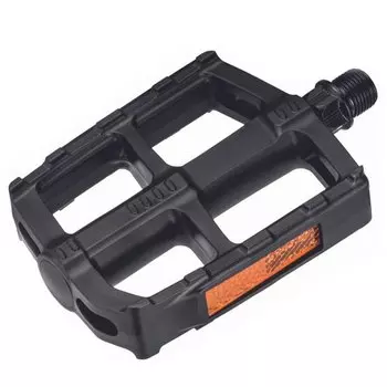 Педали велосипедные VP PLATFORM, пластиковые, 111 x 84мм, резьба 9/16", полимерные подшипники, черные, VPE-899