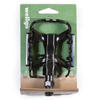 Педали велосипедные Wellgo CITY, алюминий/сталь, черный, M224