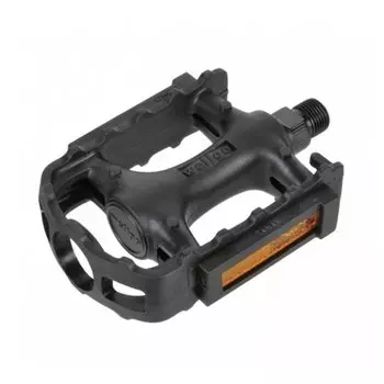 Педали велосипедные Wellgo LU-895, пластиковый, 105х77х32 мм, 297г, черные, 6-190424