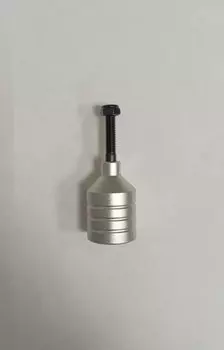 Пеги для трюкового самоката TRIX, с осями 8мм, 20x55/35мм, алюминий, серебристые, PG-TX5535-SL