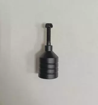 Пеги для трюкового самоката TRIX с осями 8мм, 20x55/35мм, алюминий, черные, PG-TX5535-BK