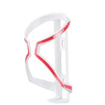 Флягодержатель велосипедный Giant AIRWAY SPORT, для рамы, белый/глянцевый красный, 490000090