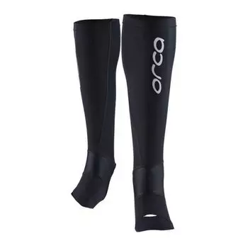 Велочулки Orca Calf Stirrup, компрессионные, черный, AVA5 (Размер: S)