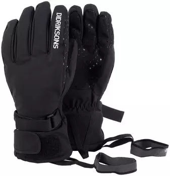 Перчатки подростковые Didriksons FIVE, черный, 501967