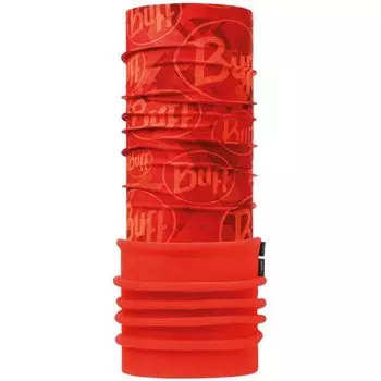 Велобандана Buff POLAR TIP LOGO ORANGE FLUOR S/B, красный, 118017.211.10.00