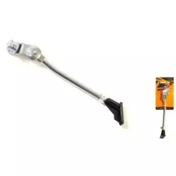 Подножка велосипедная TRIX, 20-28", алюминий, крепление центральное, регулируемая, серебристый, KS-TX-06A-0-SL