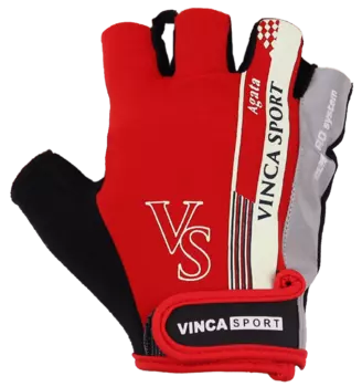 Перчатки велосипедные VINCA SPORT Agata, красные, VG 920 Agata (Размер: XL)