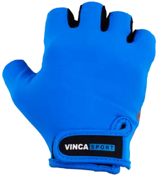 Перчатки велосипедные Vinca Sport, голубые, VG 948 (Размер: ХXL)