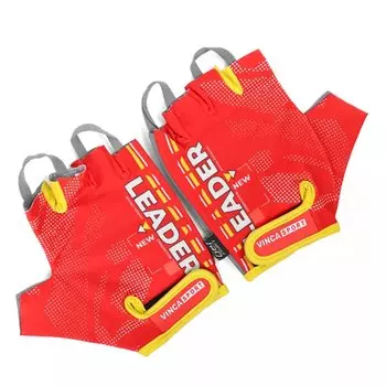 Перчатки велосипедные VINCA SPORT Leader, черный с оранжевым, VG 917 Leader orange (Размер: XL, Цвет: черный с оранжевым)