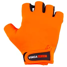 Перчатки велосипедные Vinca Sport VG 948, оранжевые (Размер: XS)